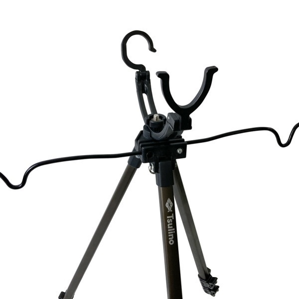 2WAYアルミ三脚 竿掛付